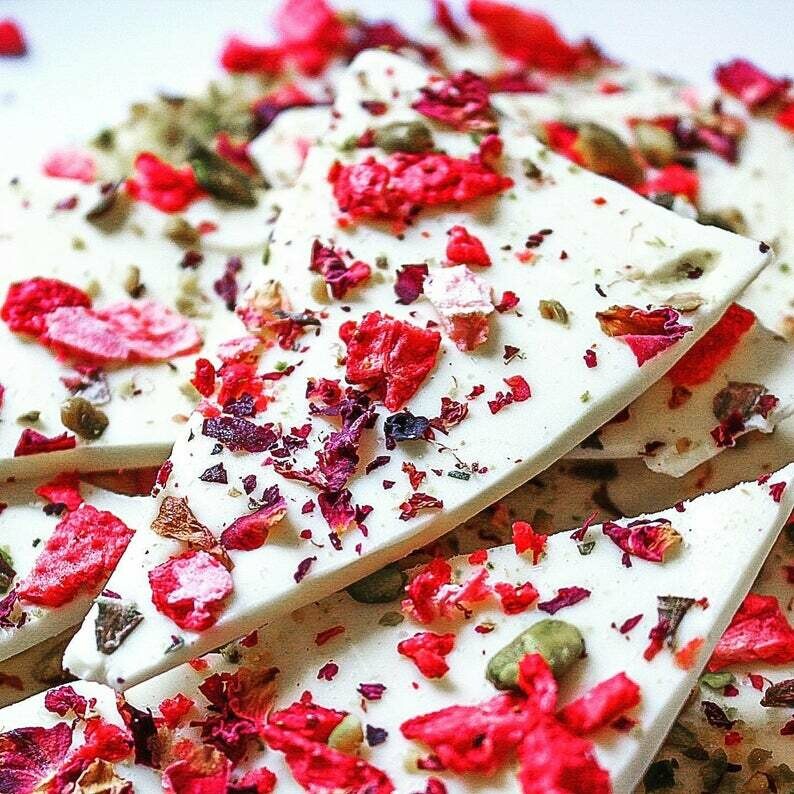 organic rose petals