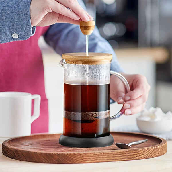 Wood French Coffee or Tea Press