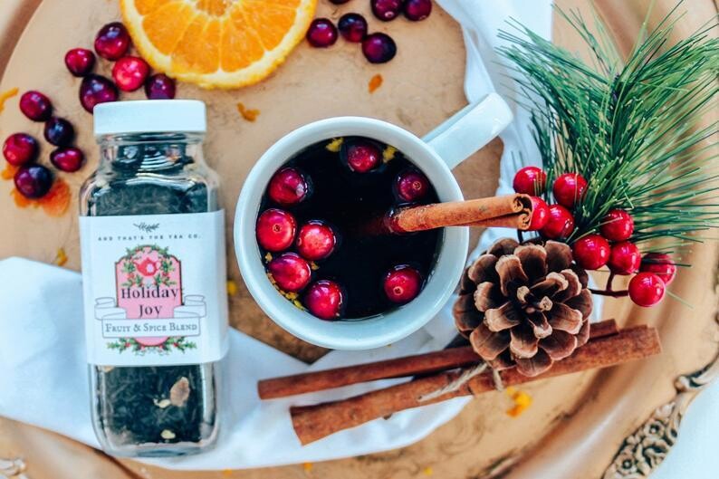 holiday joy loose leaf tea gift box