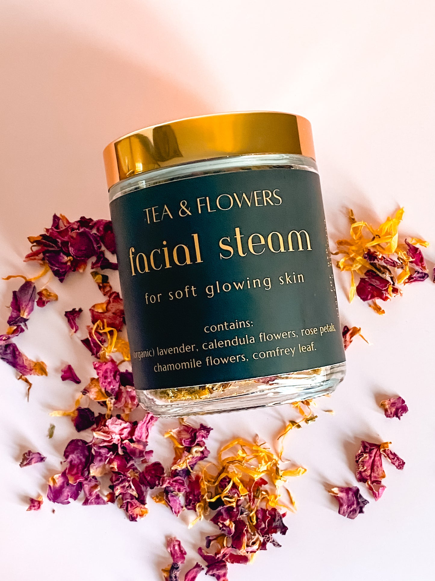 organic floral steam facial