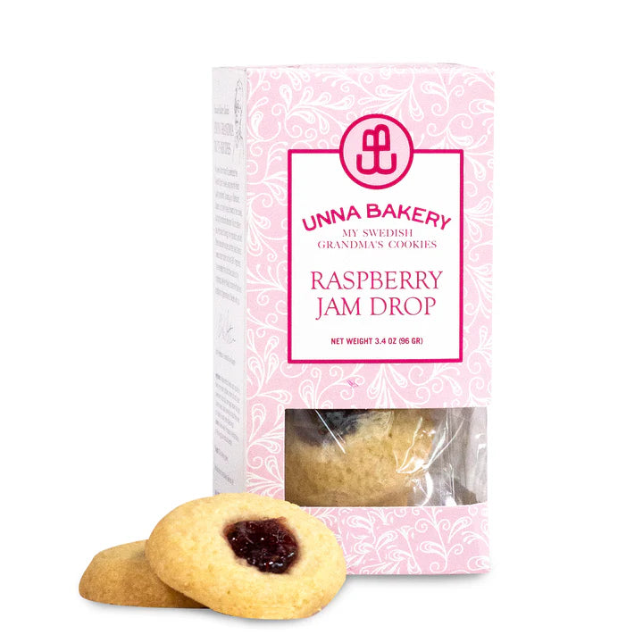 raspberry jam drops