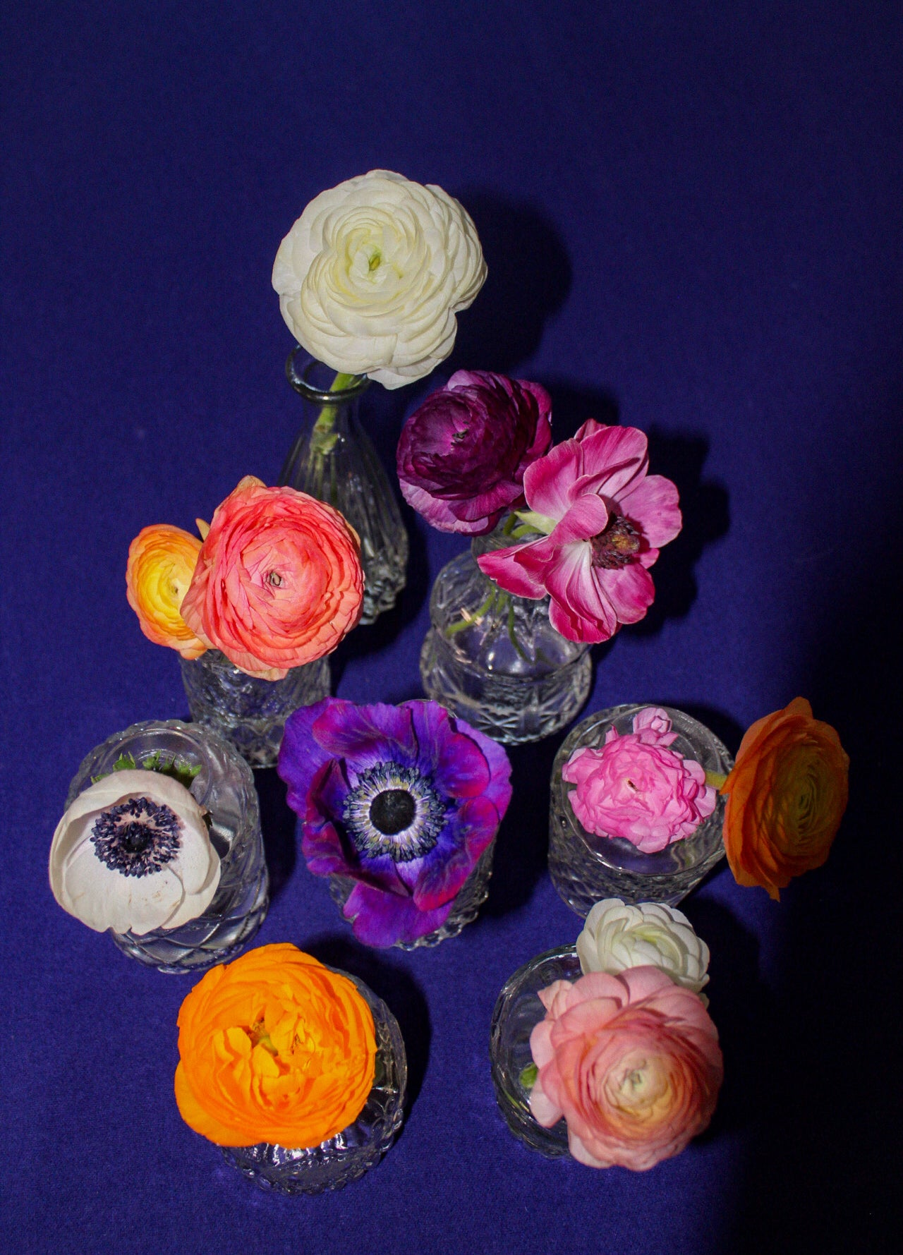 bud vases with florals (6)