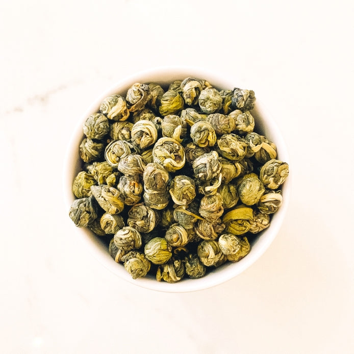 jasmine pearls green loose leaf tea