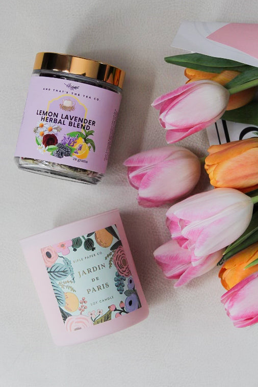tea, flowers and candles 3 month subscription