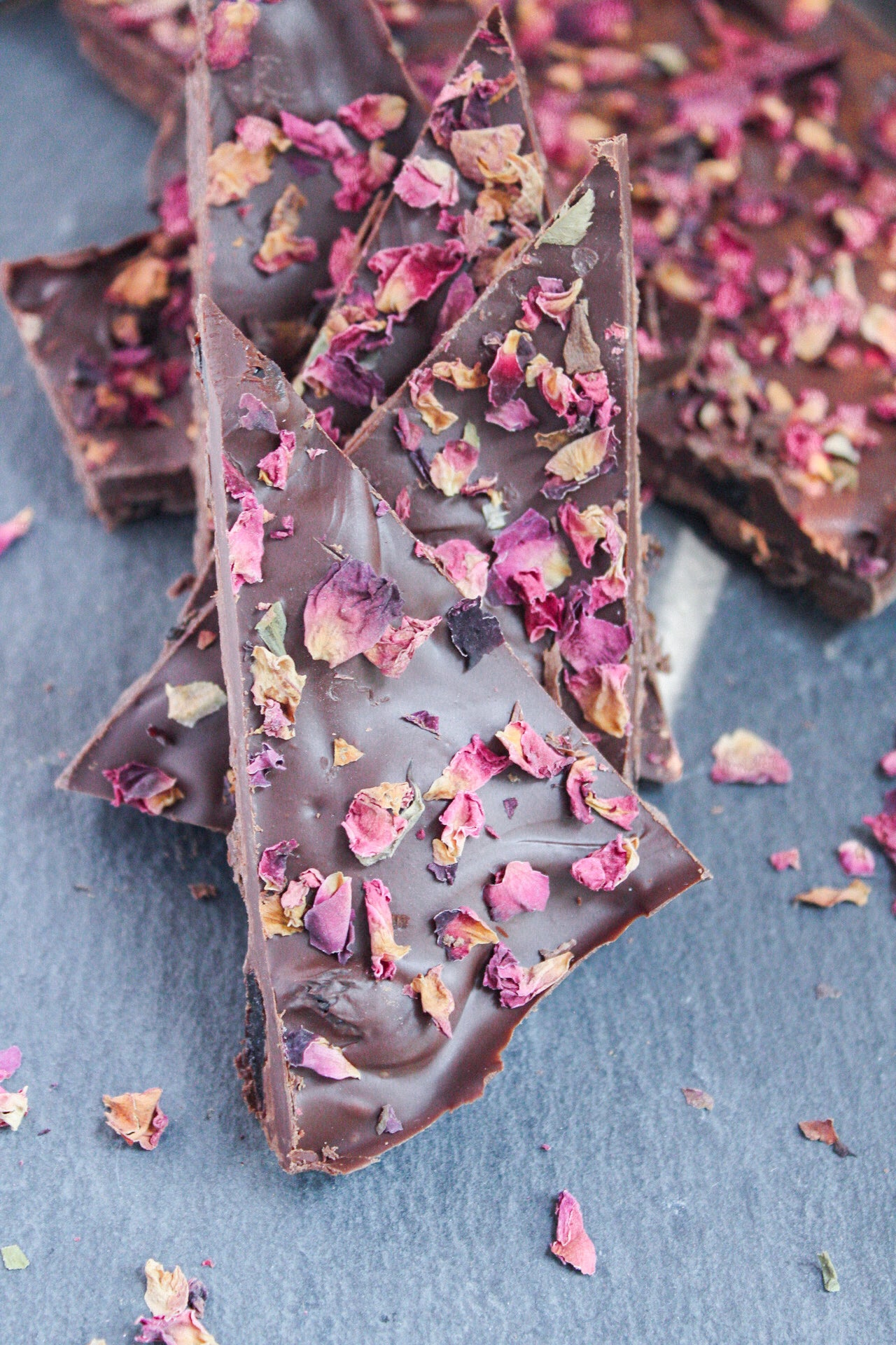 Cherry Rose Milk Chocolate Bark