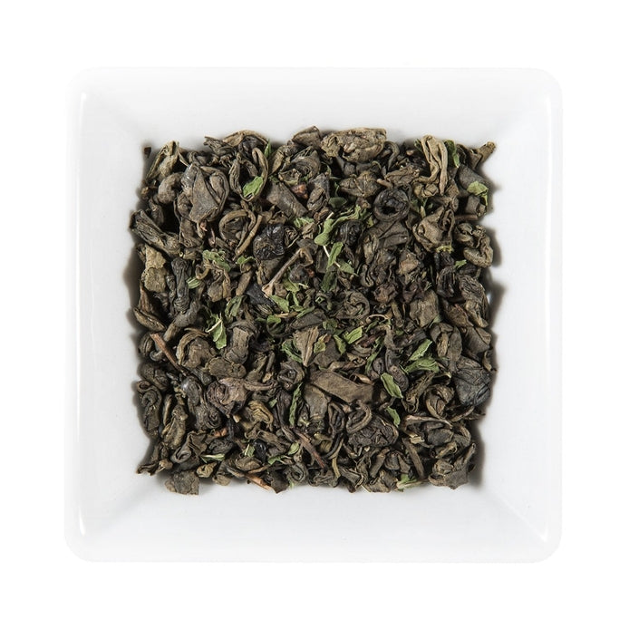 moroccan minty green loose leaf tea