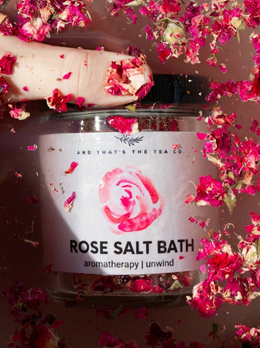 rose salt bath // aromatherapy | unwind