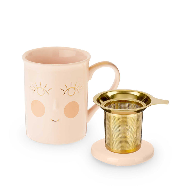 Annette: Hello Beautiful Ceramic Tea Mug & Infuser
