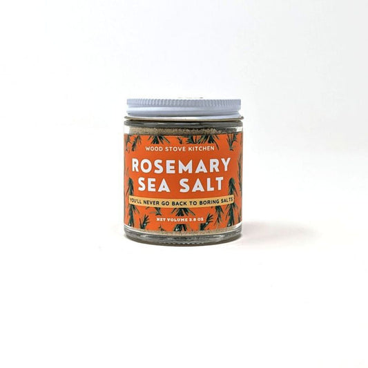 Wood Stove Kitchen Rosemary Sea Salt, 3.8 Ounce