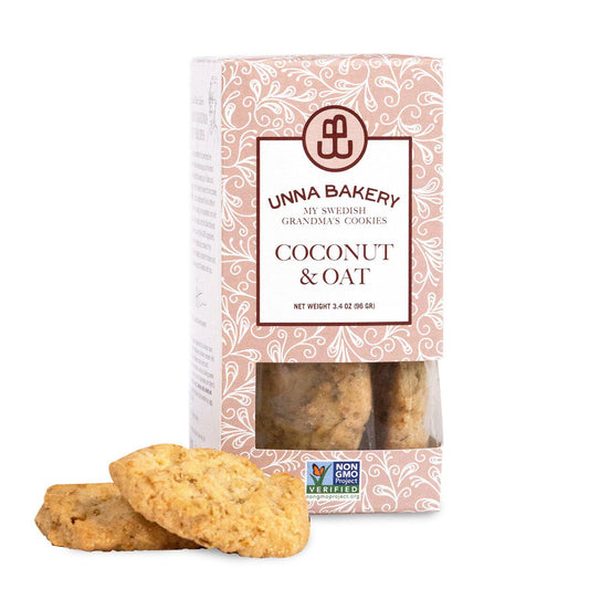 coconut and oat cookies