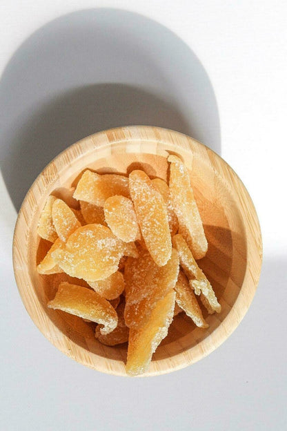 Crystallized Candied Ginger Pieces 1/4 pound