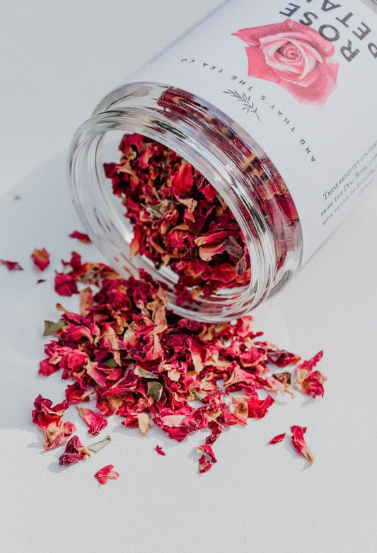 organic rose petals