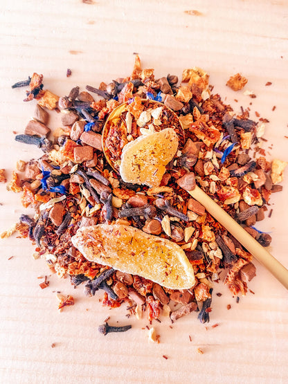pumpkin spice herbal loose leaf herbal tea