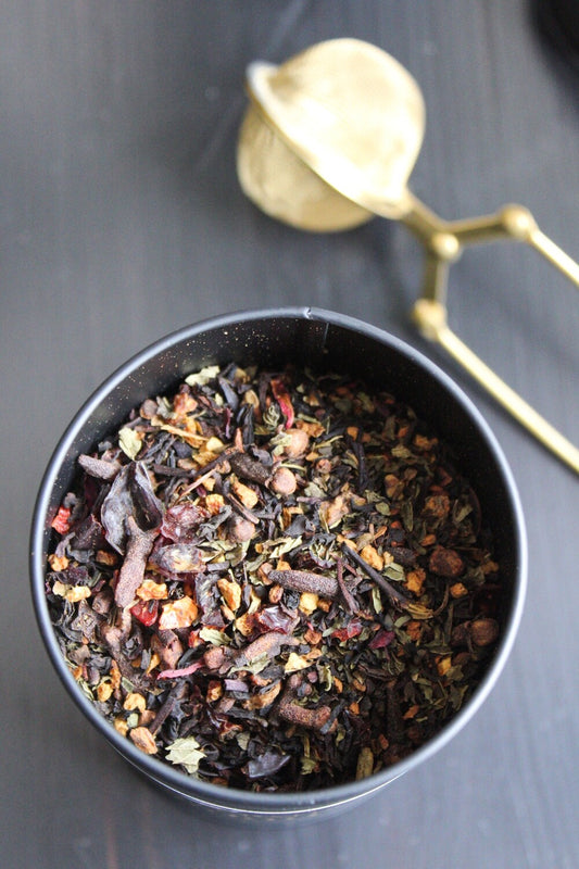 organic loose leaf holiday tea