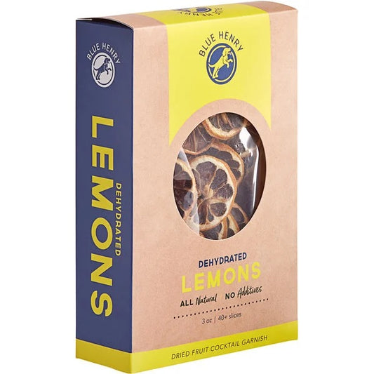 Blue Henry Dried Lemon Slices - 40+ Slices per Box