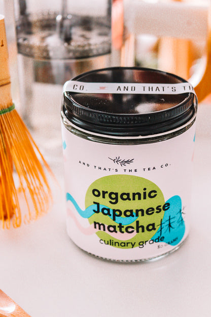 organic Japanese matcha starter set- culinary grade