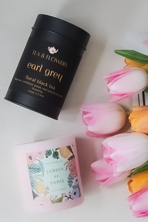 tea, flowers and candles 3 month subscription