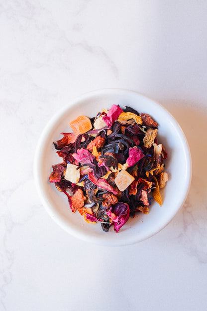 Rosé Hibiscus Petals + Fruit Mocktail Mix