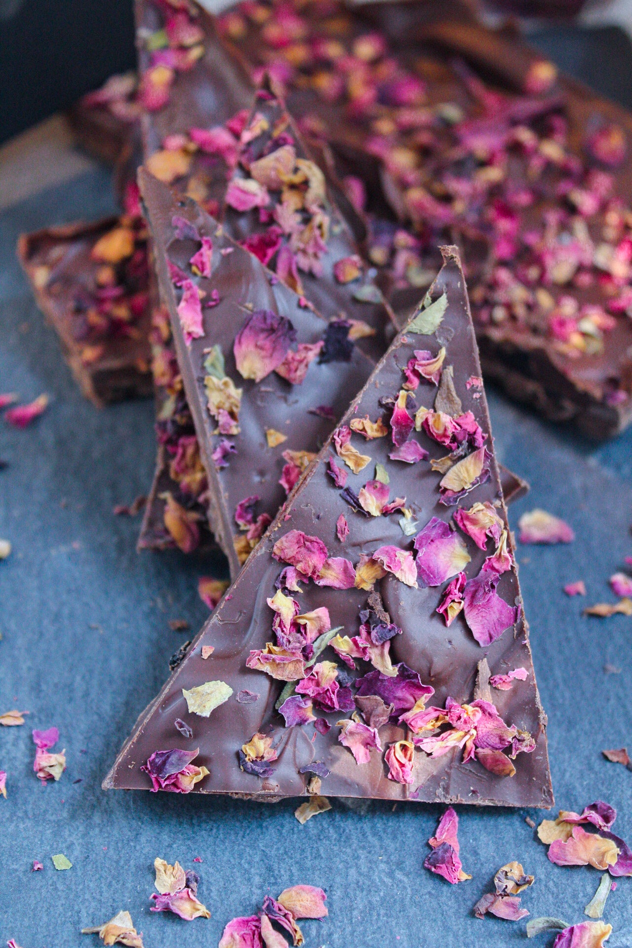 Cherry Rose Milk Chocolate Bark