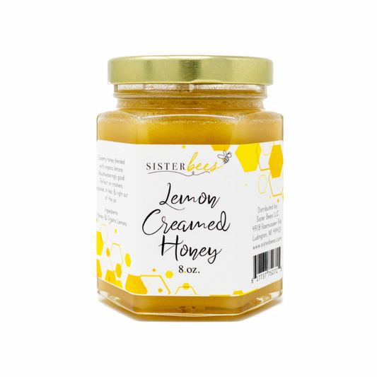 lemon creamed honey - 8oz jar