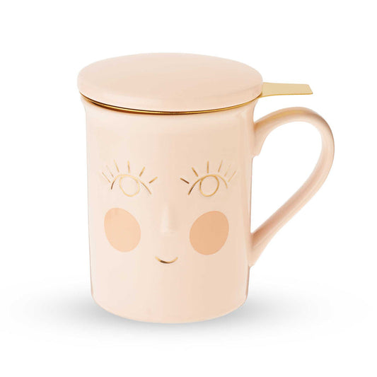 Annette: Hello Beautiful Ceramic Tea Mug & Infuser