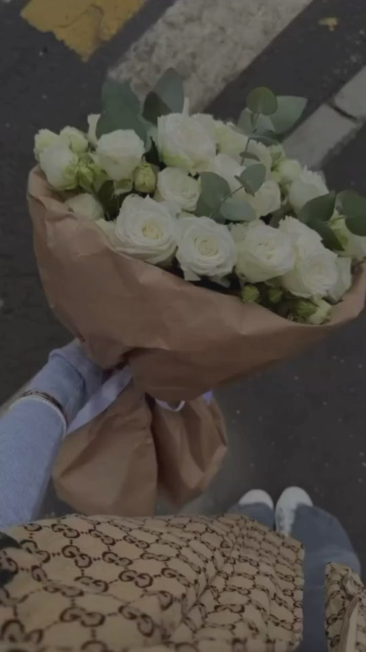 Winter White Holiday Arrangement