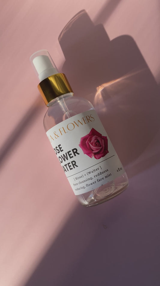 rose flower water toner